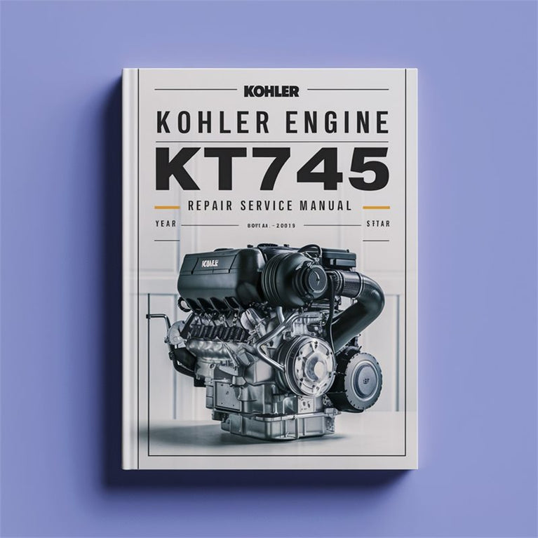 Kohler Engine KT745 Repair Service Manual PDF