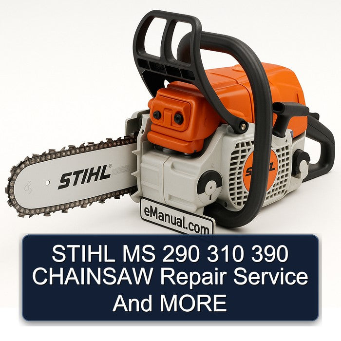 Stihl MS 290 310 390 Chainsaw More Service Repair Workshop Manual PDF