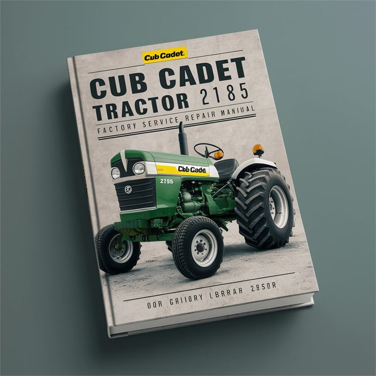 Cub Cadet Tractor 2185 Factory Service Repair Manual PDF