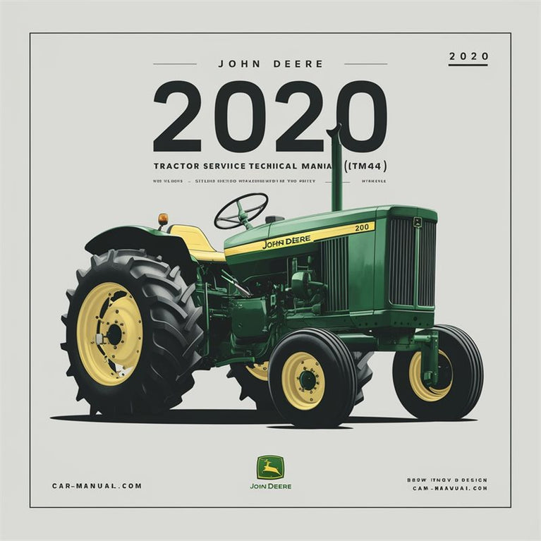 2020 John Deere Tractor (TM1044) Service Repair Workshop Manual PDF