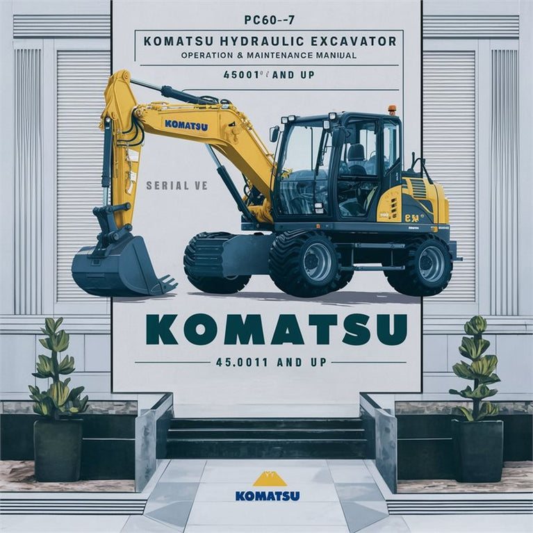 Komatsu PC60-7 Hydraulic Excavator Operation (serial Number: 45001 Up) Service Repair Workshop Manual PDF