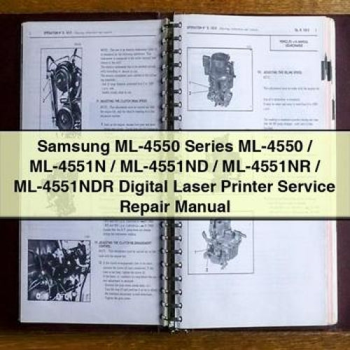 Samsung ML-4550 Series Digital Laser Printer Service Repair Workshop Manual PDF