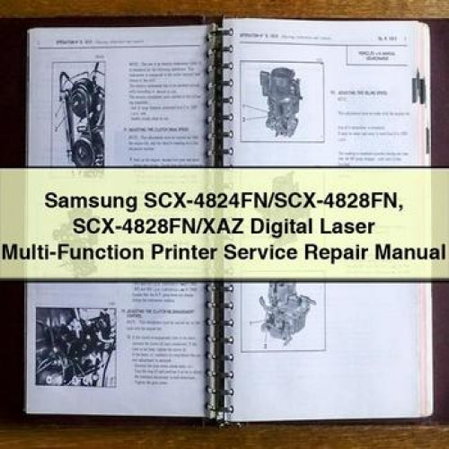 Samsung Scx-4824fn/scx-4828fn Scx-4828fn/xaz Digital Laser Multi-function Printer Service Repair Workshop Manual PDF