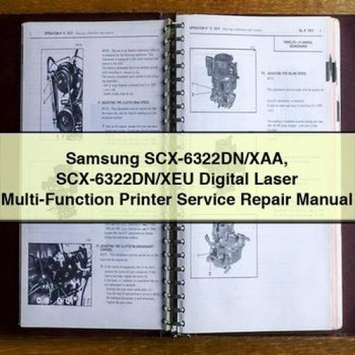Samsung Scx-6322dn/xaa Scx-6322dn/xeu Digital Laser Multi-function Printer Service Repair Workshop Manual PDF