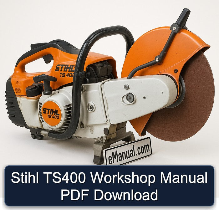 Stihl TS400 Service Repair Workshop Manual PDF
