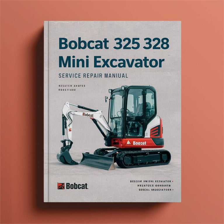 Bobcat 325 328 Mini Excavator Service Repair Manual PDF
