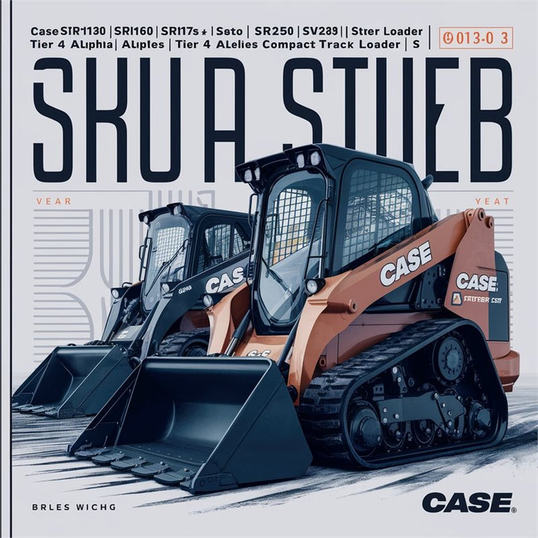 Case SR130/SR160/SR175/SV185/SR220/SR250/SV250/SV300 Tier 4 Alpha Series Skid Steer Loader TR320 /TV380 Tier 4 Alpha Series Compact Track Loader