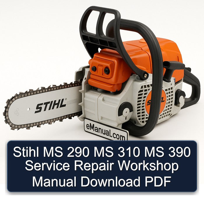 Stihl MS 290 310 390 Service Repair Workshop Manual PDF