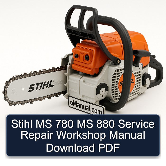 Stihl MS 780 880 Service Repair Workshop Manual PDF