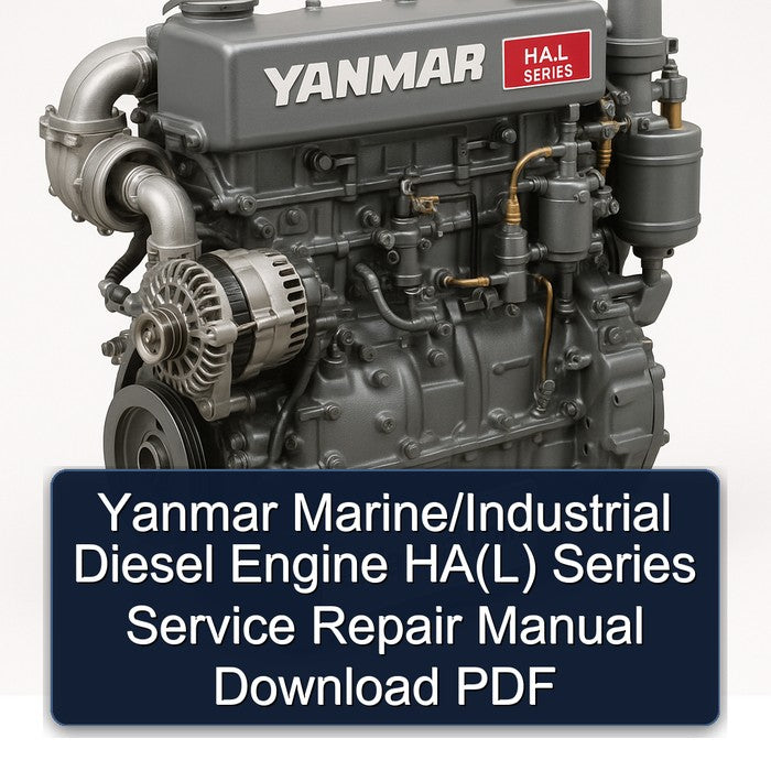 Yanmar Marine/industrial Diesel Engine Ha(l) Series Service Repair Workshop Manual PDF