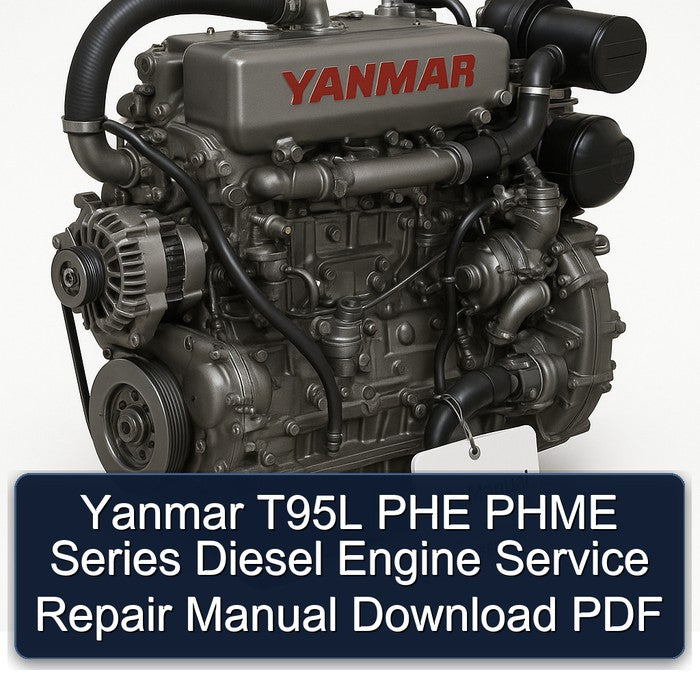 Yanmar Phme Series T95L PHE Diesel Engine Service Repair Workshop Manual PDF