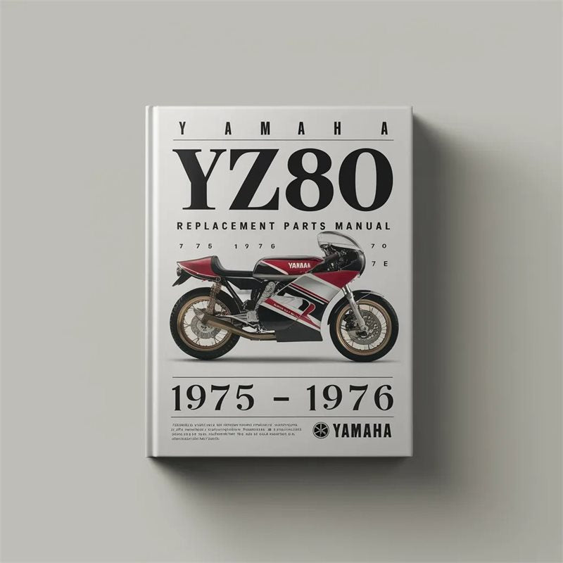 1975-1976 Yamaha YZ Models YZ80 Replacement Parts Catalog PDF