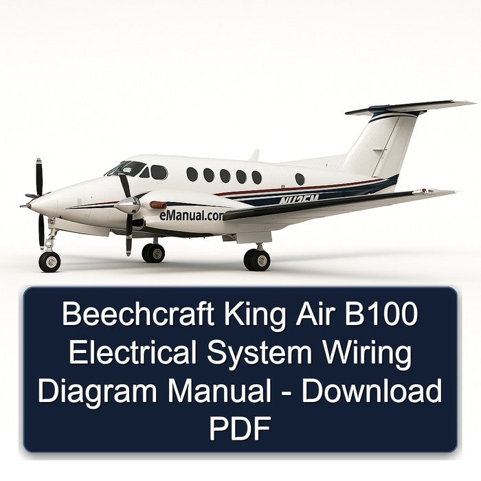 Beechcraft King Air B100 Electrical System Wiring Diagrams PDF