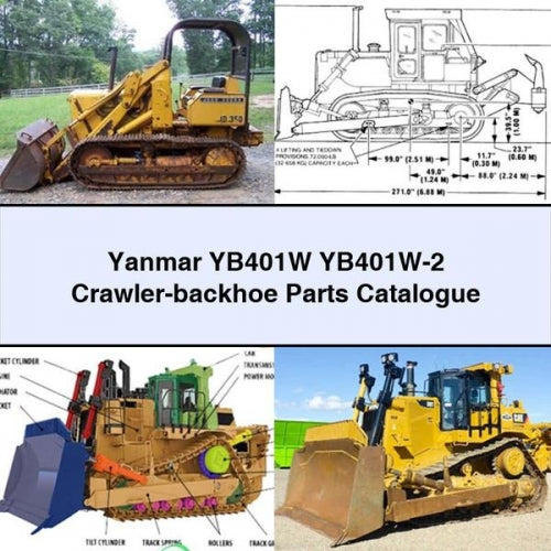 Yanmar YB401W Yb401w-2 Crawler-backhoe Parts Catalog PDF