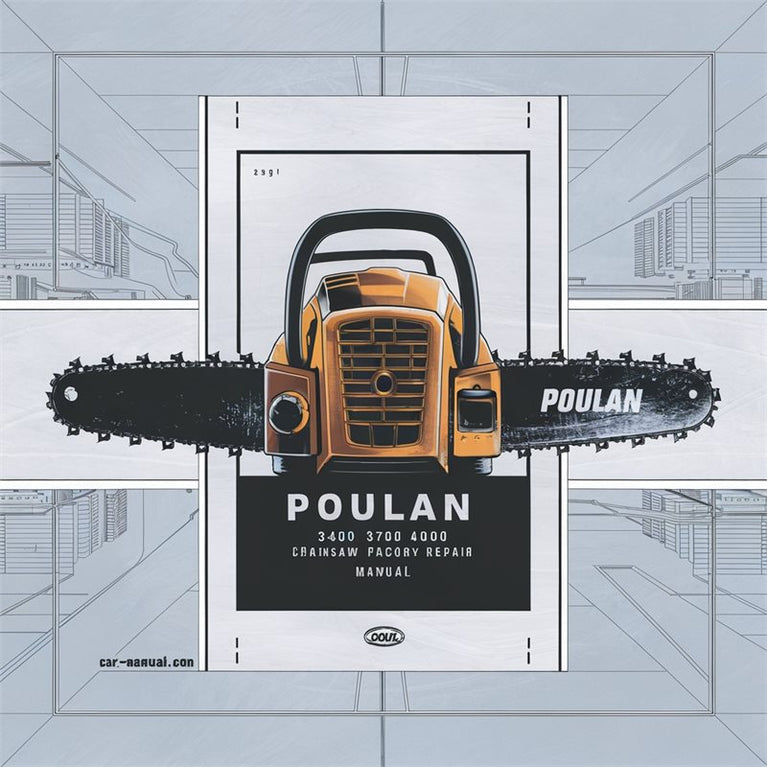 Poulan 3400 3700 4000 Chainsaw Service Repair Workshop Manual PDF