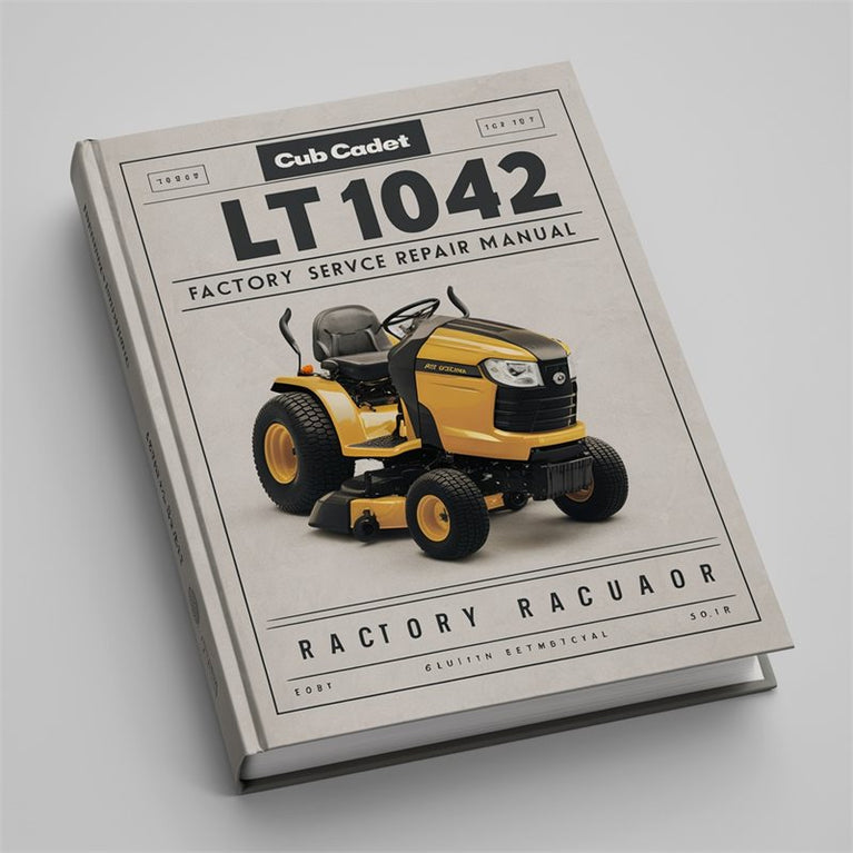 Cub Cadet LT 1042 Service Repair Workshop Manual PDF