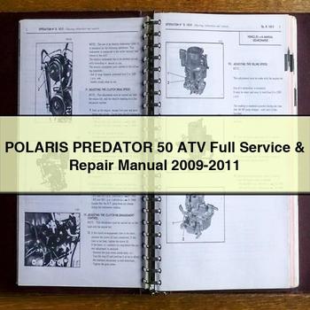 POLARIS PREDATOR 50 ATV Full Service Repair Manual 2009-2011