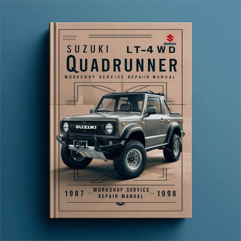 1987-1998 Piaggio LT Suzuki -4wd Quadrunner Service Repair Workshop Manual PDF