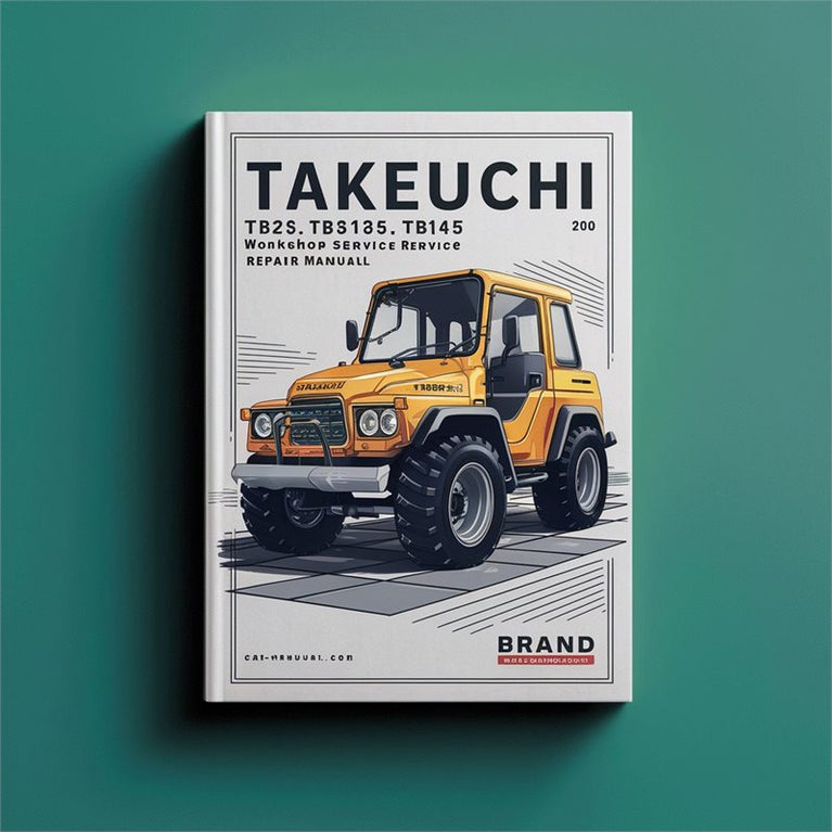 Takeuchi Tb125 Tb135 Tb145 Service Repair Workshop Manual PDF