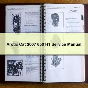 Arctic Cat 2007 650 H1 Service Repair Manual
