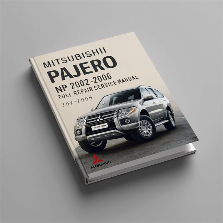 2002-2006 Mitsubushi Pajero NP Service Repair Workshop Manual PDF