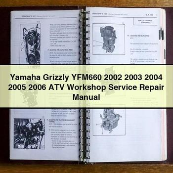Yamaha Grizzly YFM660 2002 2003 2004 2005 2006 ATV Workshop Service Repair Manual