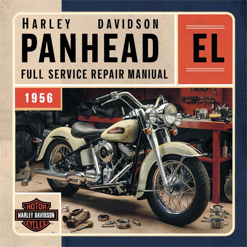 1956 Harley Davidson Servi Car Panhead EL FL Service Repair Workshop Manual PDF