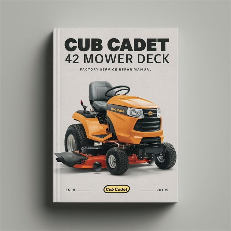 Cub Cadet 42 Mower Deck Service Repair Workshop Manual PDF