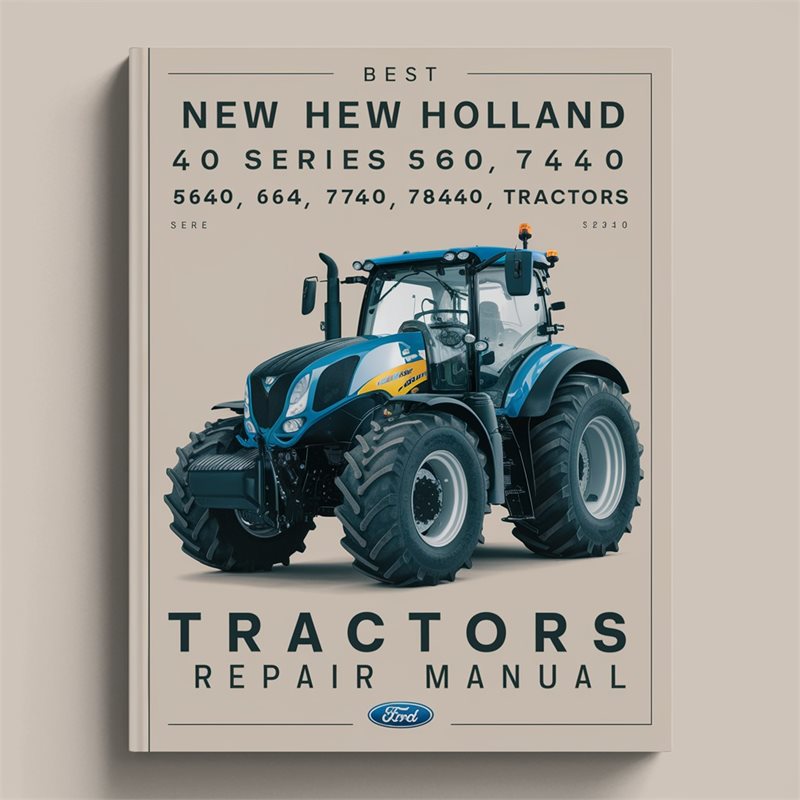 Best Ford New Holland 40 Series 5640 6640 7740 7840 8240 8340 Tractors Service Repair Workshop Manual PDF