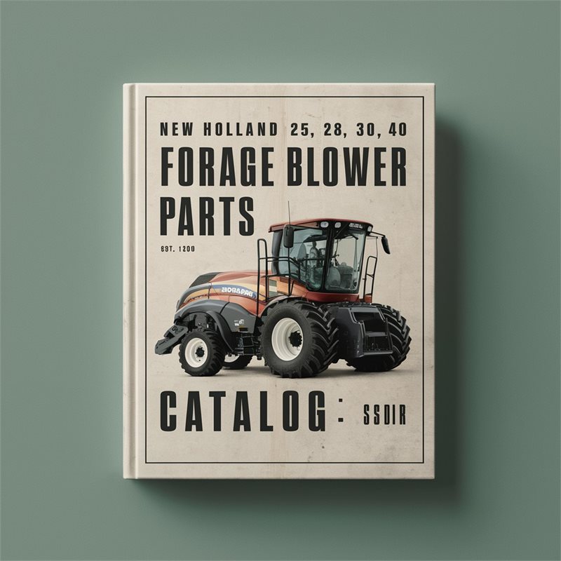 New Holland 25 28 30 40 Forage Blower Parts Catalog PDF