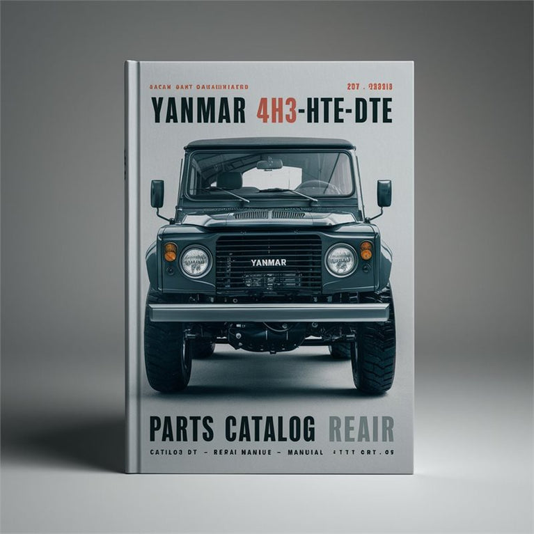 Yanmar BY Series 4jh3-hte-dte Parts Catalog PDF