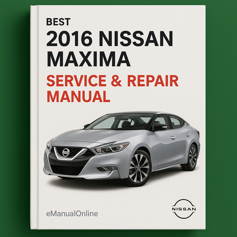 Mejor manual de servicio y reparación del Nissan Maxima 2016