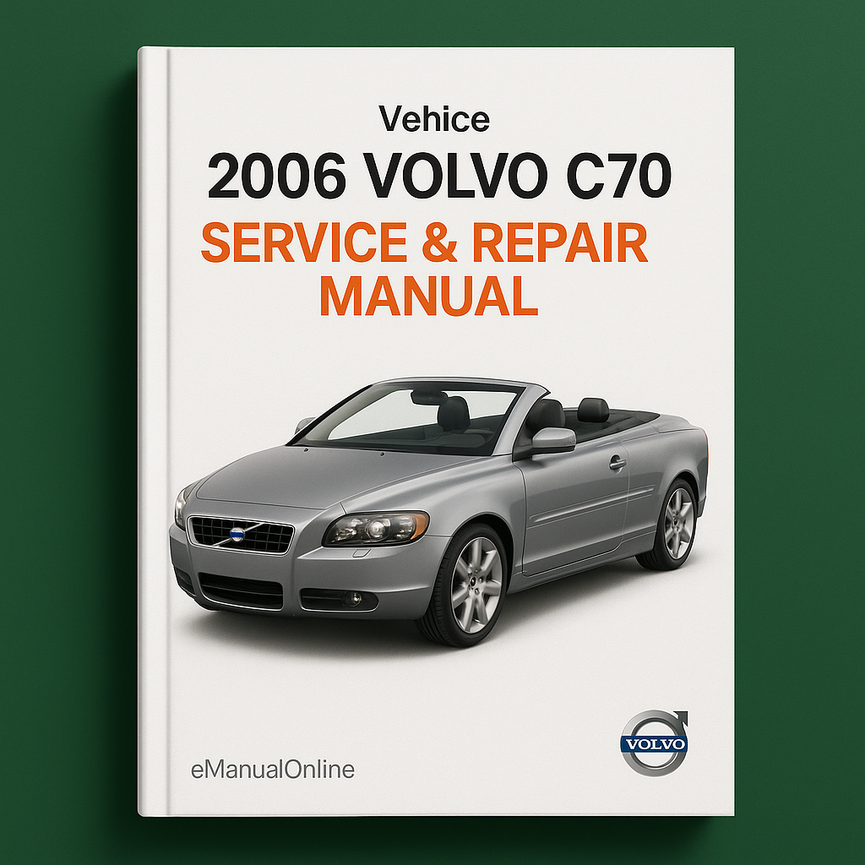 Manual de servicio y reparación del Volvo C70 2006