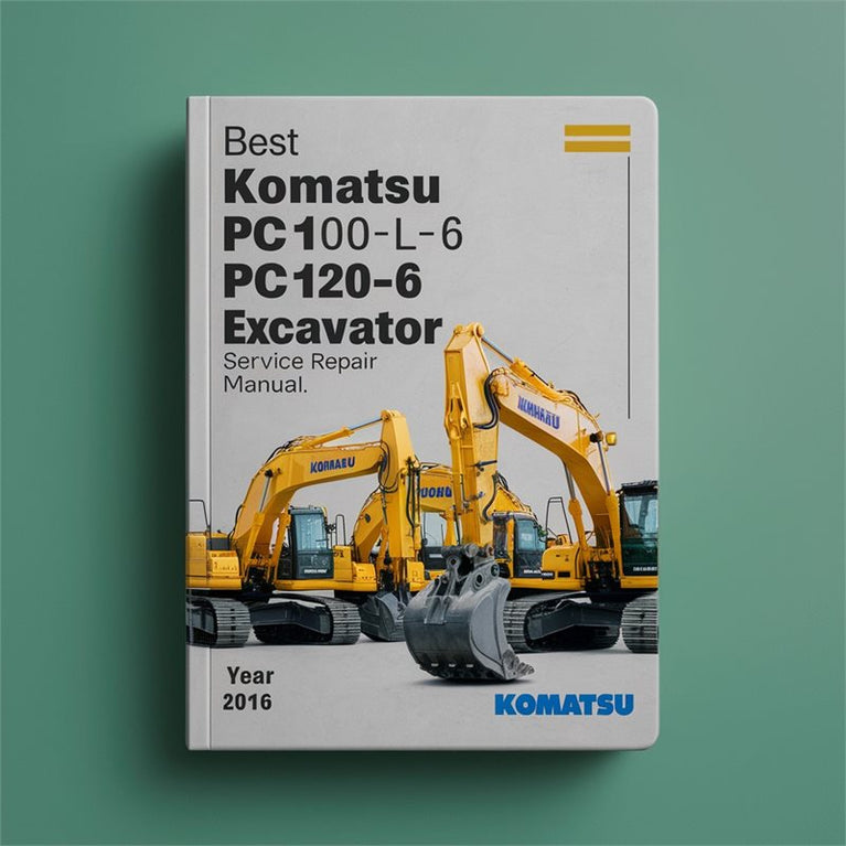 Best Komatsu PC100-6 Pc100l-6 PC120-6 Pc120lc-6 PC130-6 Excavator Service Repair Workshop Manual PDF