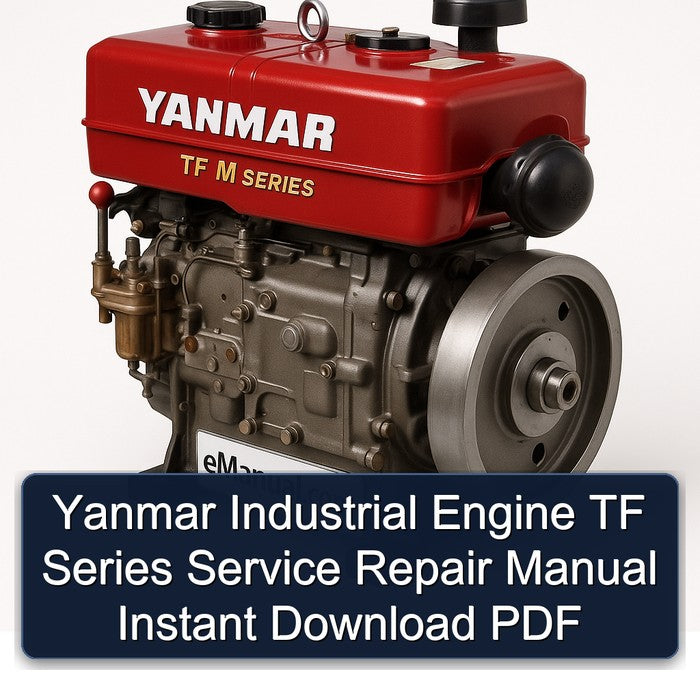 Yanmar TF Series Industrial Engine Service Repair Workshop Manual PDF