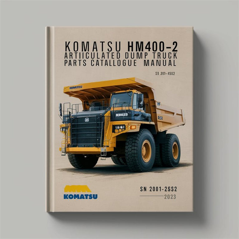 2001 Komatsu HM400-2 Articulated Dump Truck -sn -2632 Parts Catalog PDF