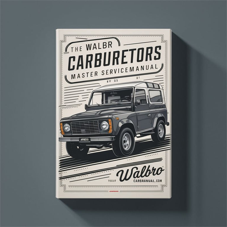 Walbro Carburetors Master Servicemanual Service Repair Workshop Manual PDF
