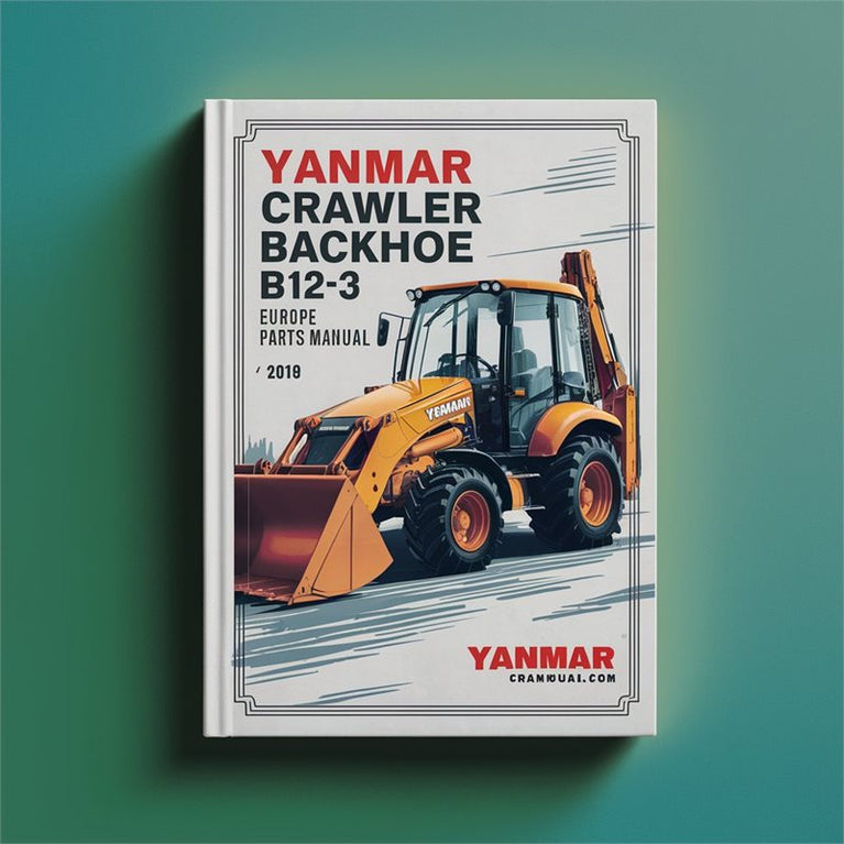 Yanmar Crawler Backhoe B12-3 Europe Parts Catalog PDF