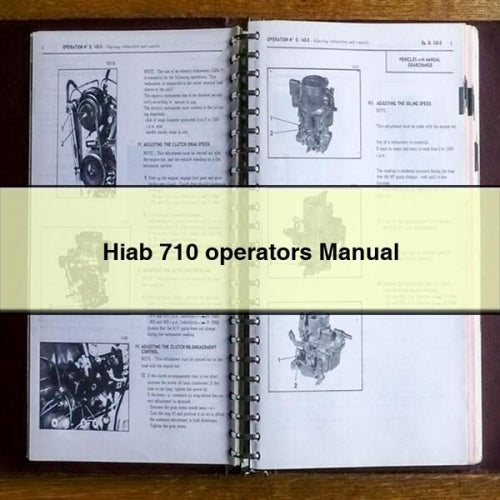 Hiab 710 Operators Operator's Manual PDF