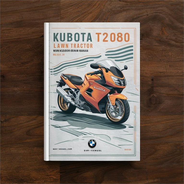 Kubota T2080 Lawn Tractor Service Repair Workshop Manual PDF