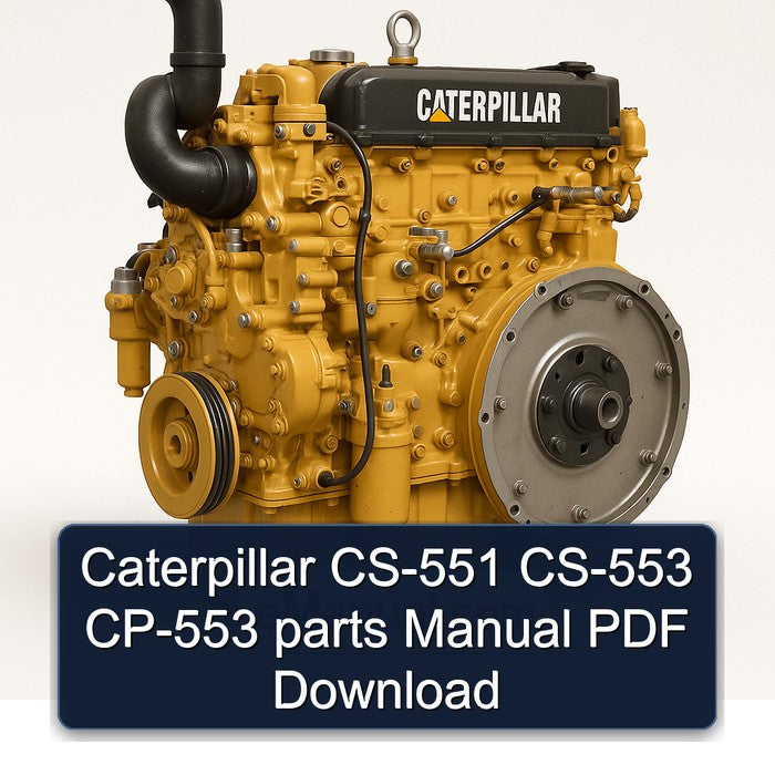 Caterpillar CS-551 CS-553 CP-553 Parts Catalog PDF