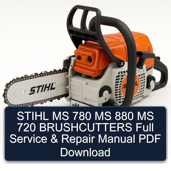 Stihl MS 780 880 720 Brushcutters Service Repair Workshop Manual PDF