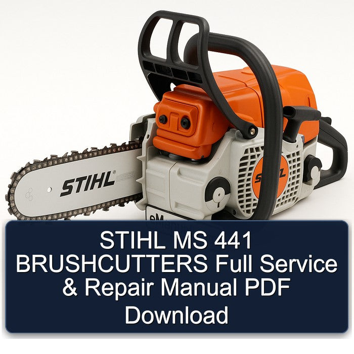 Stihl MS 441 Brushcutters Service Repair Workshop Manual PDF