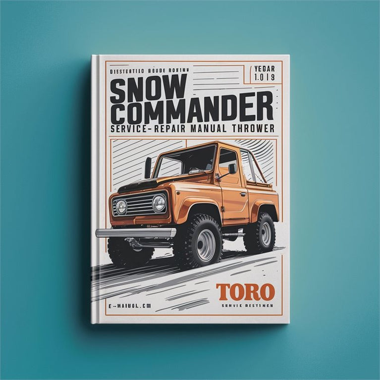 Toro Snow Commander Thrower Service Repair Workshop Manual PDF