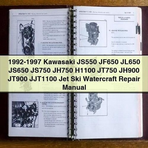 1992-1997 Kawasaki Jet Ski Watercraft Service Repair Workshop Manual PDF