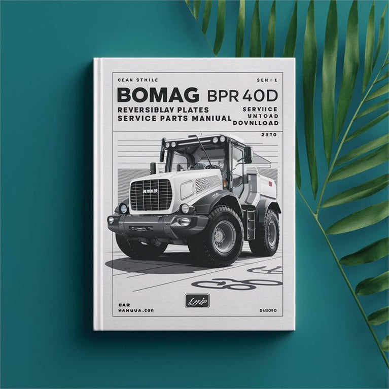 Bomag Bpr25/40d Reversible Vibratory Plates Sn101690481002-101690481179 Parts Catalog PDF