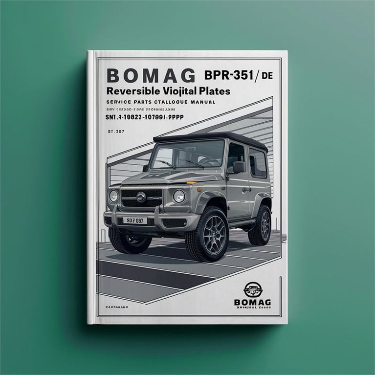 Bomag Bpr35/42 D/e Reversible Vibratory Plates Sn101692201162-101692209999 Parts Catalog PDF