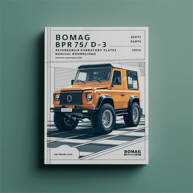 Bomag Bpr75/60 D-3 Reversible Vibratory Plates Sn101690651001-101690651549 Parts Catalog PDF