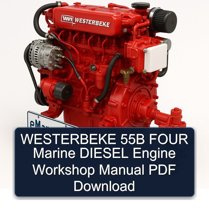 Westerbeke 55B Four Marine Diesel Engine Service Repair Workshop Manual PDF