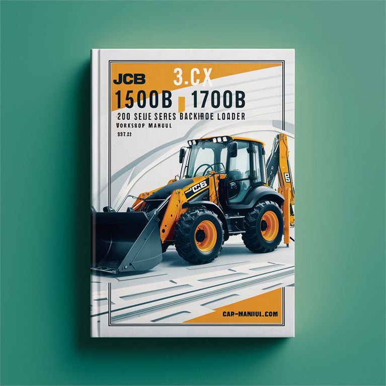 JCB 3CX 1400B 1550B 1700B 200 Series Backhoe Loader Service & Re